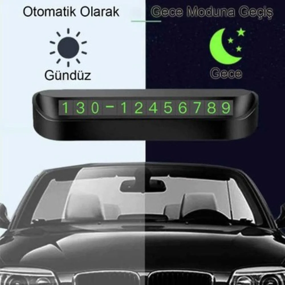 Araç Torpido Üstü Aç Kapa Numaratör - Mıknatıslı Park Numarası Fiyatı, Yorumları ve Özellikleri