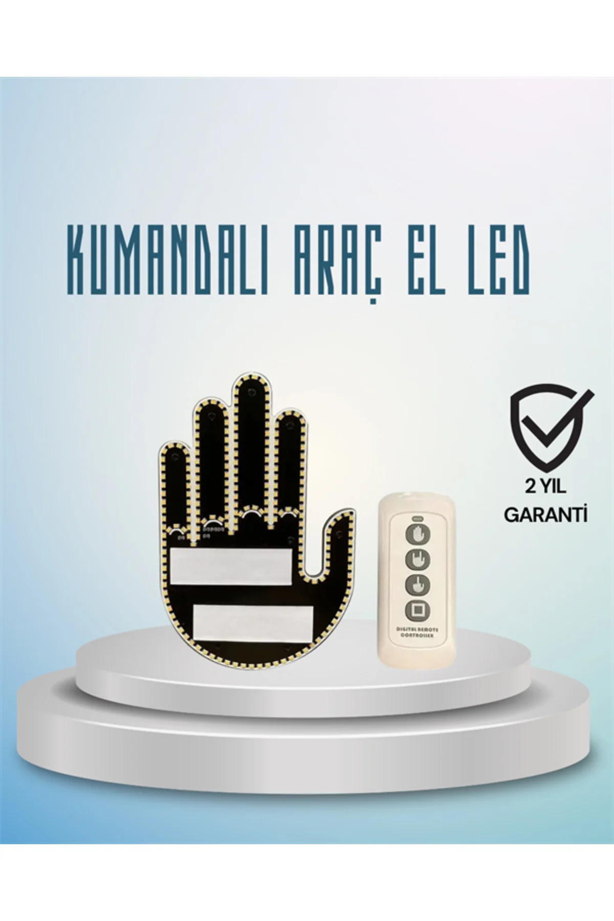 Aracınız İçin Eğlenceli ve Güvenli İletişim: LED Jest Lambası, Uzaktan Kumandalı, Kolay Montaj