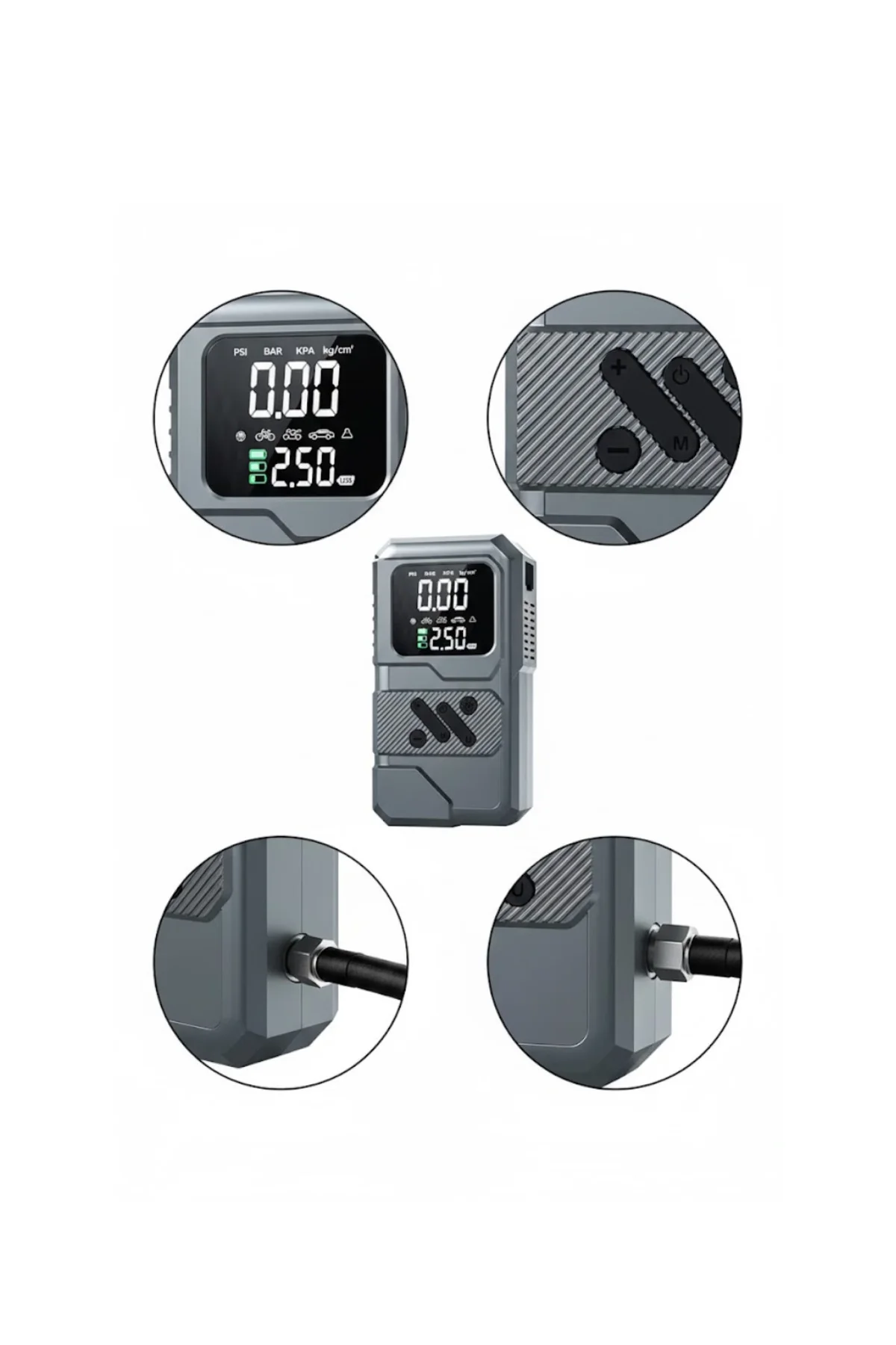 Araçlar İçin Akü Takviye Lastik Şişirme ve Powerbank Cihazı - Lis