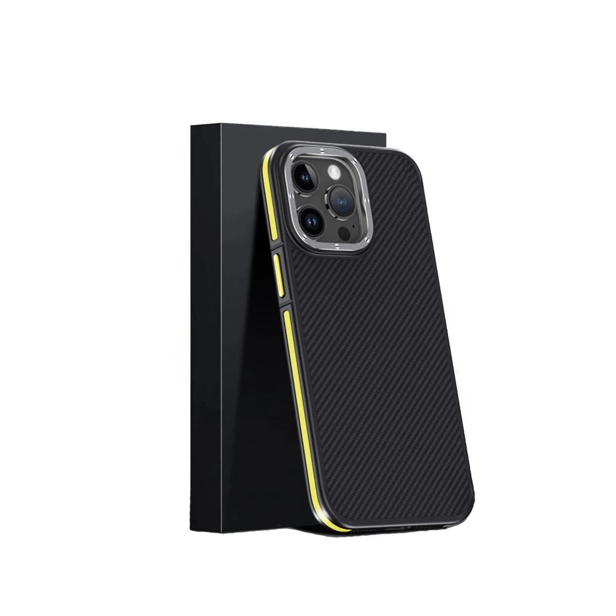 Aramid 600D Kevlar iPhone 15 Pro Max ile Uyumlu MagSafe Kılıf - Sarı Karbon Fiber Fiyatı, Yorumları ve Özellikleri