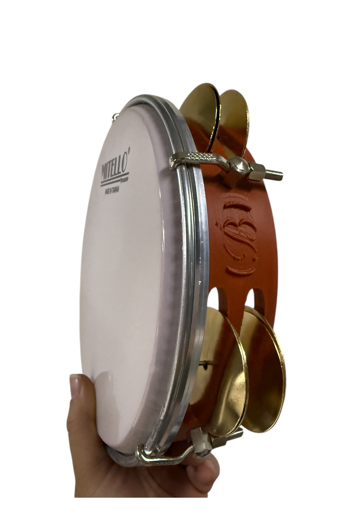 Arap Fasıl Tefi Profesyonel Kahverengi Carbon Kasnak Mitello Beya