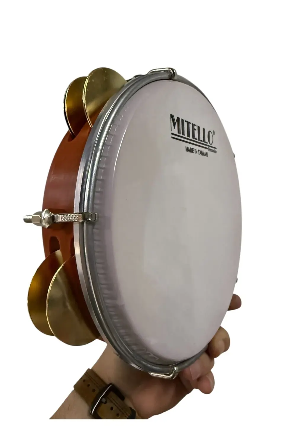 Arap Fasıl Tefi Profesyonel Kahverengi Carbon Kasnak Mitello Beya