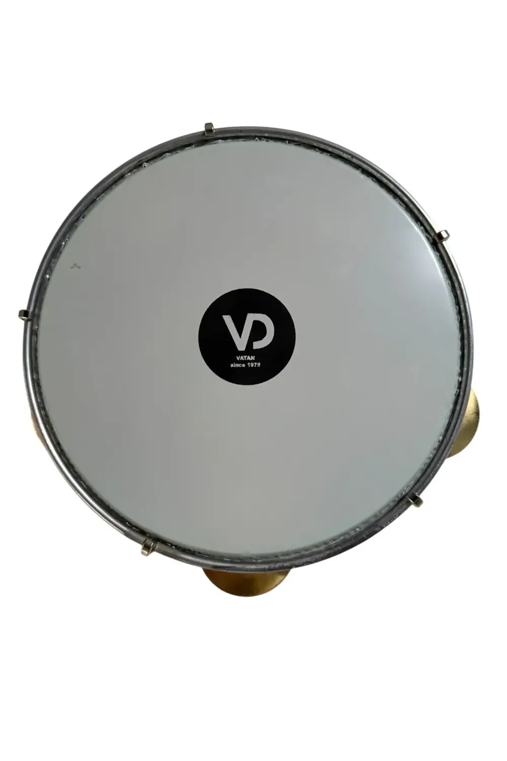 Arap Fasıl Tefi Profesyonel Yeşil Renk Carbon Kasnak Vd Beyaz Fil