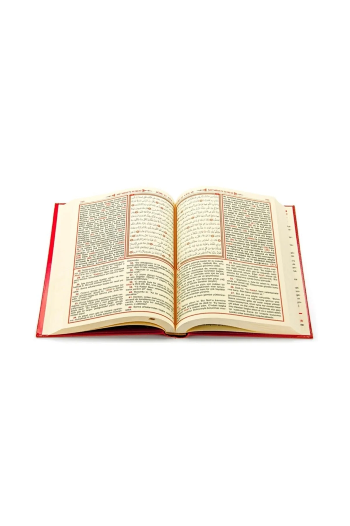 Arapça Türkçe Okunuşlu Ve Mealli Kuranı Kerim - Üçlü Kuran - Cami