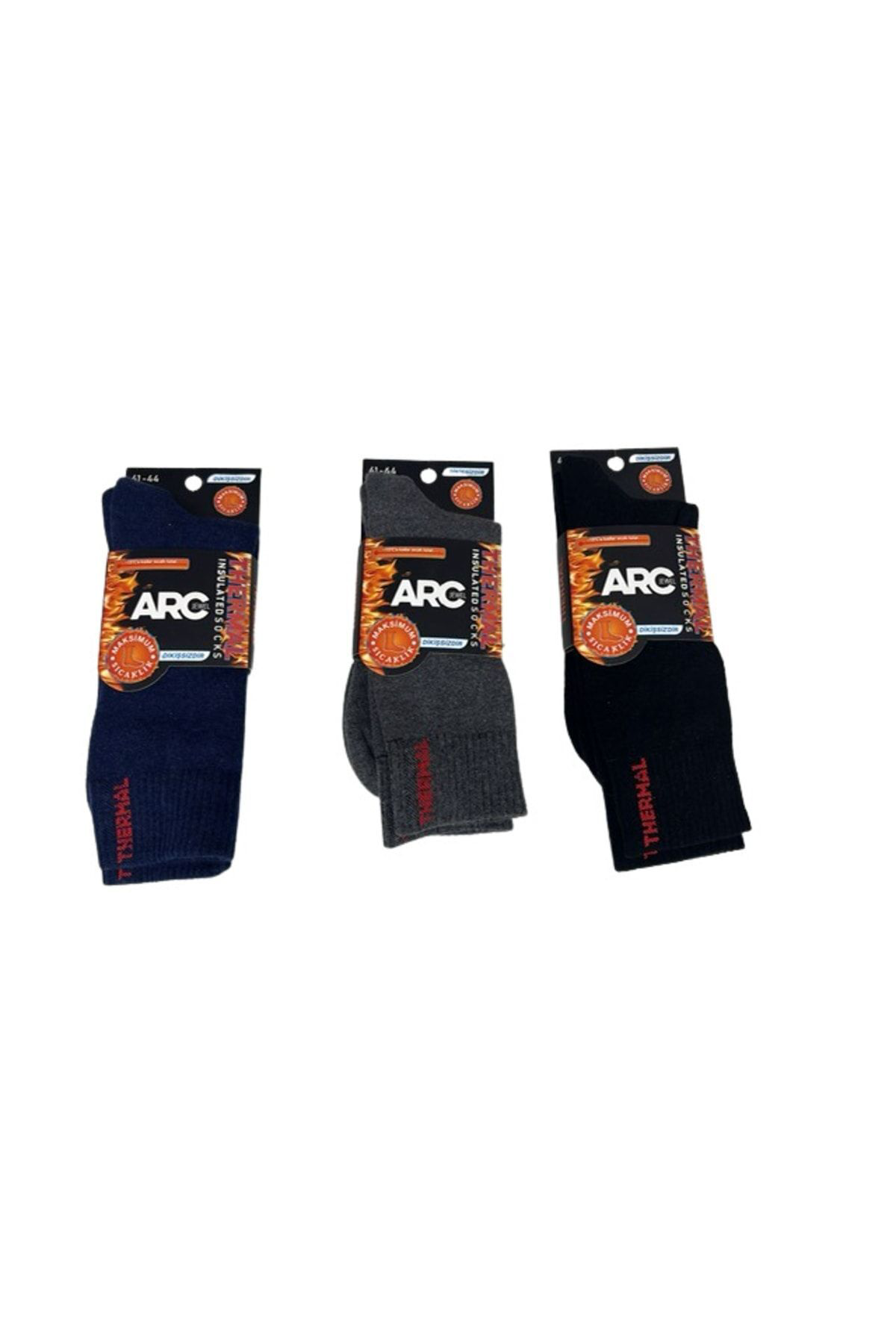 Arc 6 Çift Dikişsiz Termal Havlu Çorap