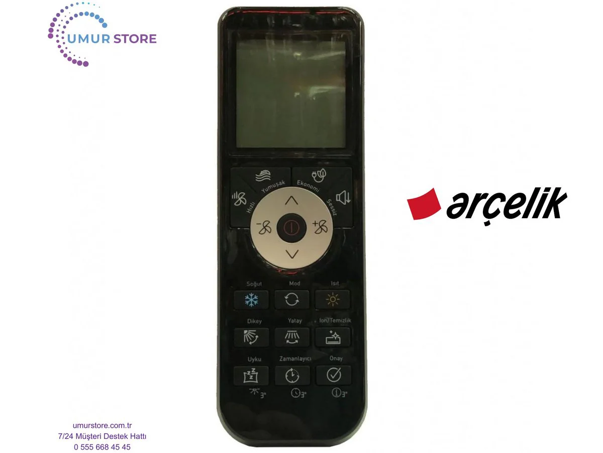 Arçelik 09556 Uyumlu İnverter Klima Kumandası Arçelik 09556 Uyumlu İnverter Klima Kumandası