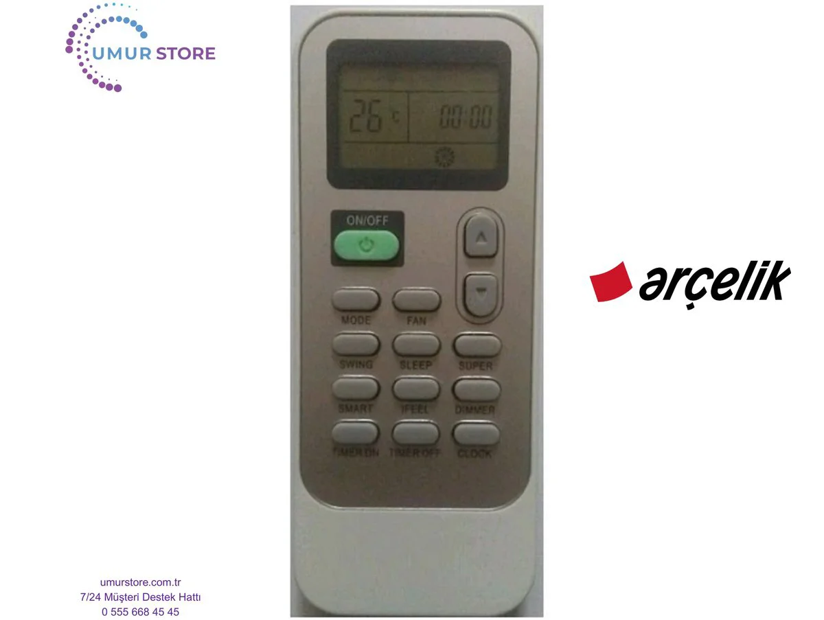 Arçelik 12210 P Mobil Portatif Klima Kumandası