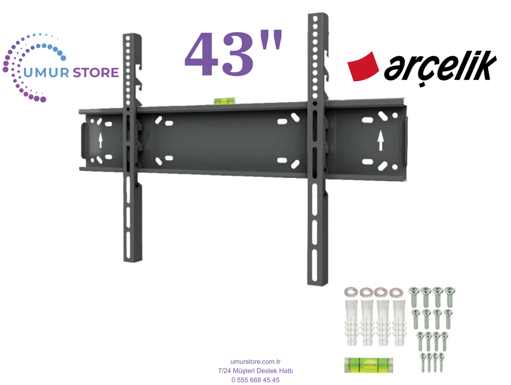 Arçelik 43” A43 E 795 B / 43”- 65” inç Lcd Led Televizyon Sabit D