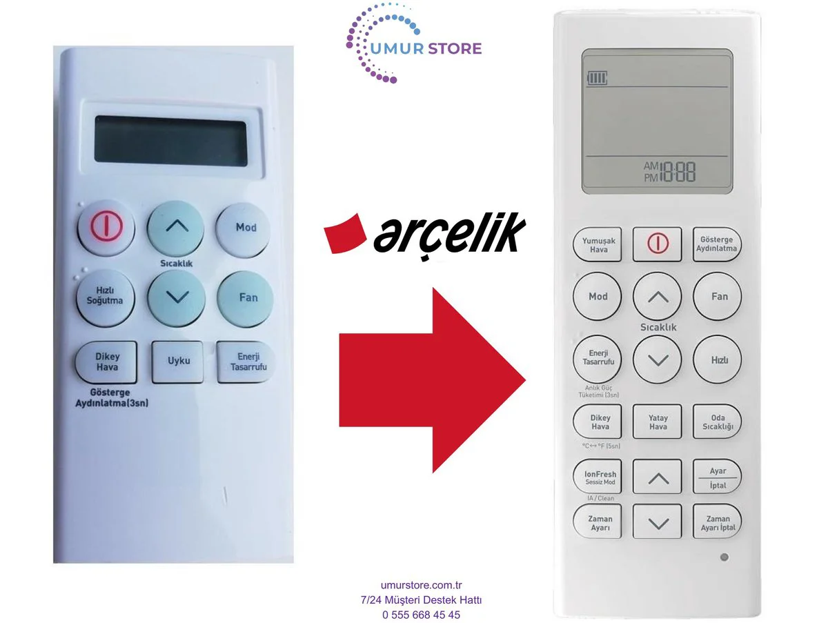 Arçelik 5401460399 İnverter Klima Kumandası