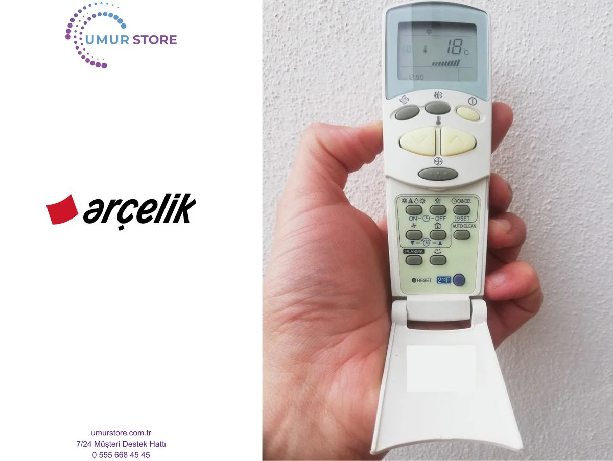 Arçelik Beko 6711A20107C Uyumlu Klima Kumandası Arçelik Beko 6711A20107C Uyumlu Klima Kumandası