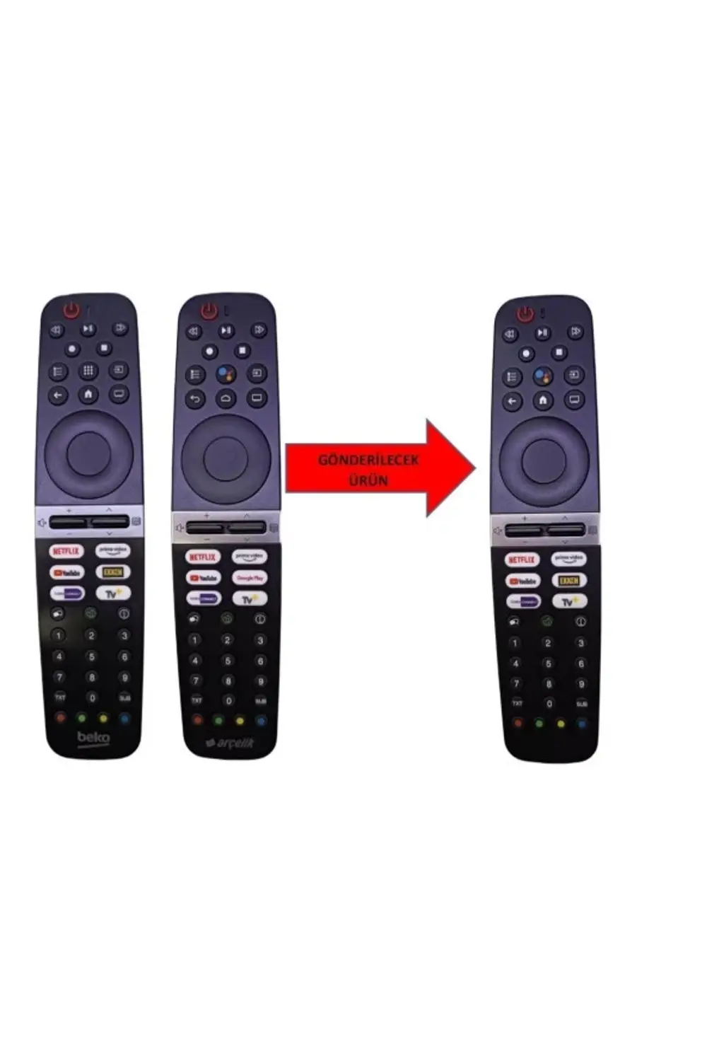 Arçelik Beko Grundig Uyumlu Sesli Komutlu tv Kumanda , uzaktan ku