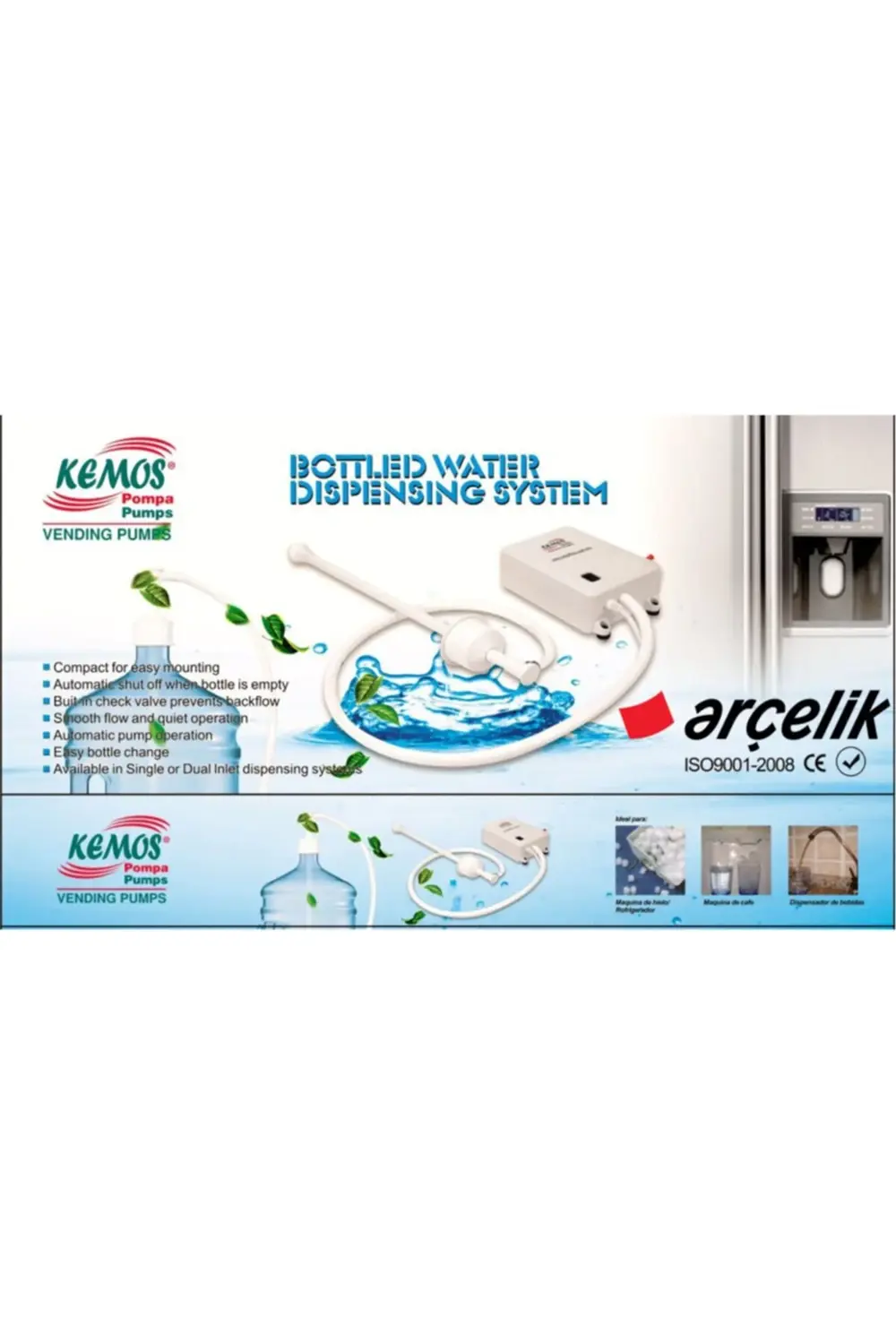Arçelik Flojet Buzdolabı, Sebil Ve Su Pompası (bottled Water Disp Arçelik Flojet Buzdolabı, Sebil Ve Su Pompası (bottled Water Disp