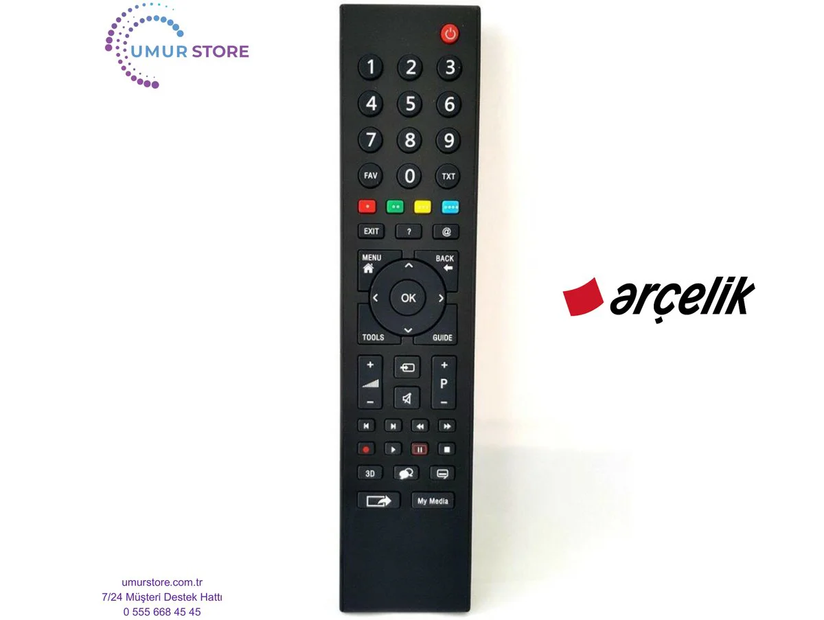 Arçelik İle Uyumlu A55-LB-8477 LED TV Kumanda Arçelik İle Uyumlu A55-LB-8477 LED TV Kumanda