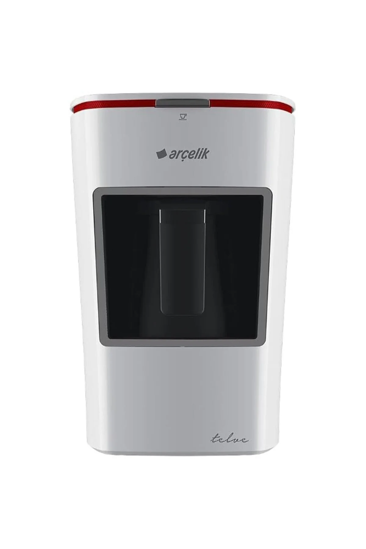 Arçelik K-3300 Beyaz Mini Telve Türk Kahve Makinesi - beyaz