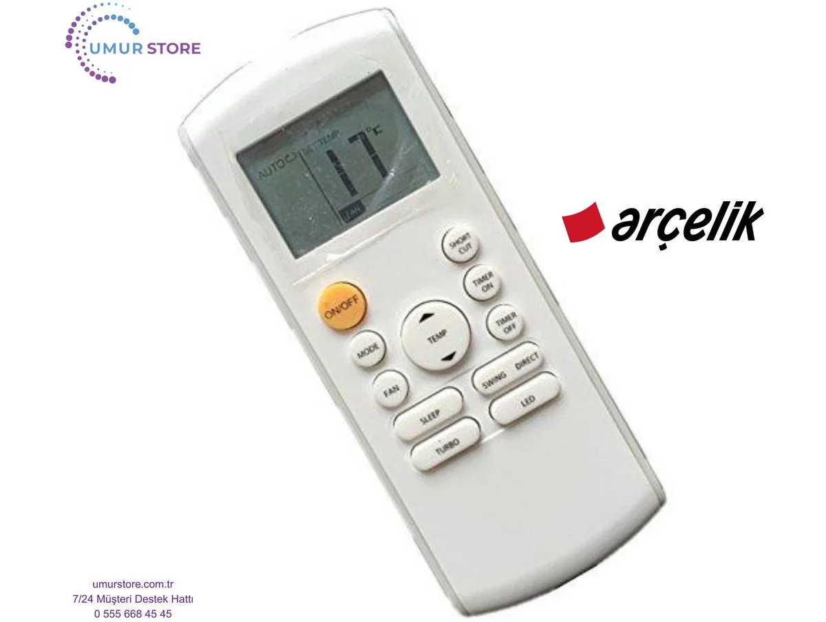 Arçelik RG57K7(B)/BGEF Klima Kumandası Arçelik RG57K7(B)/BGEF Klima Kumandası