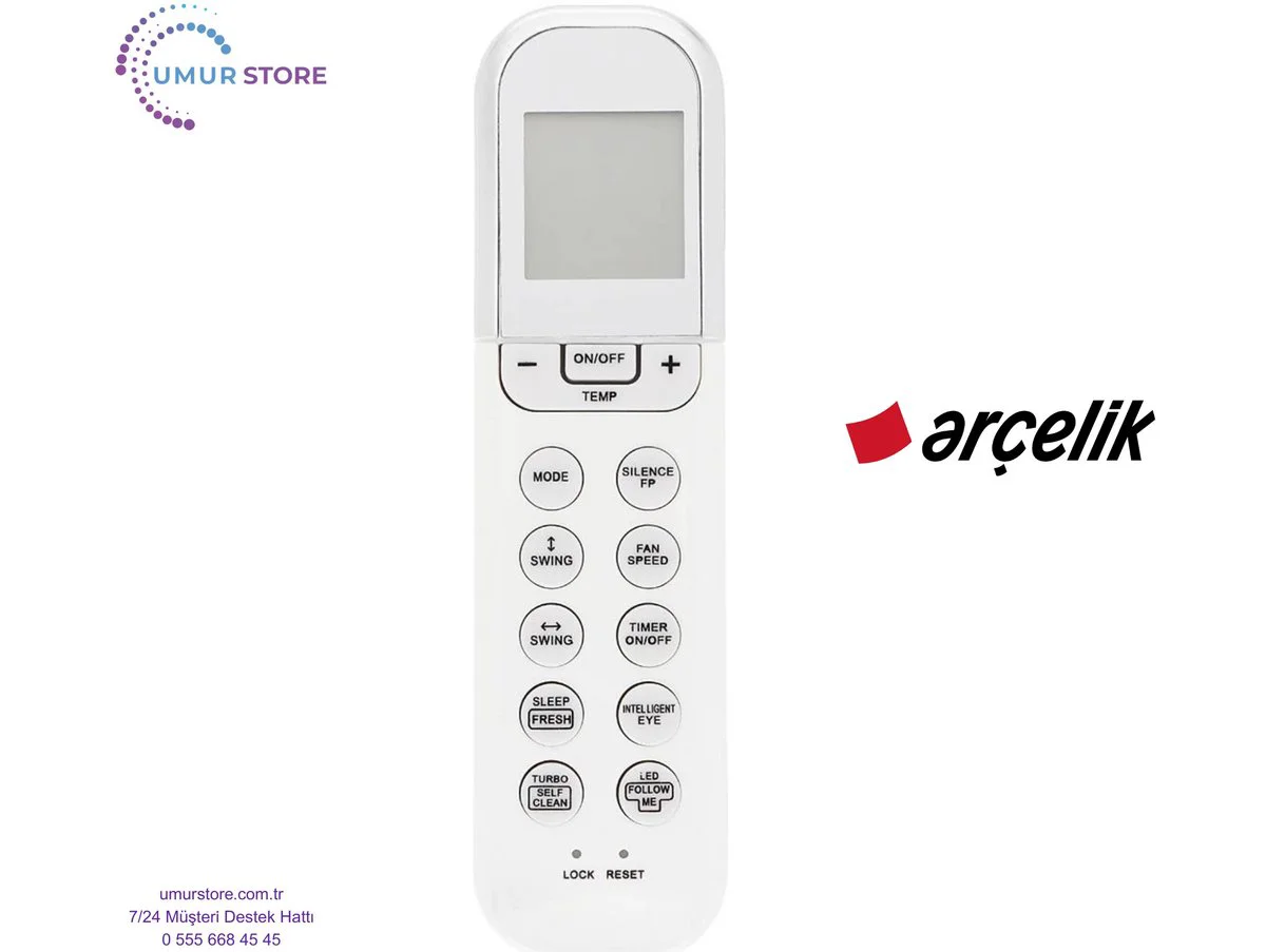 Arçelik RG66A1(B2) / BGEF Klima Kumandası-Eşdeğer