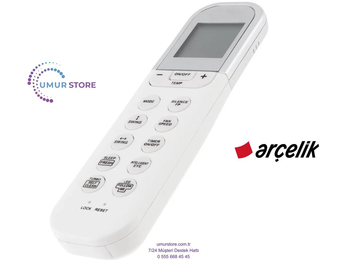 Arçelik RG66A1(B2) / BGEF Klima Kumandası-Eşdeğer