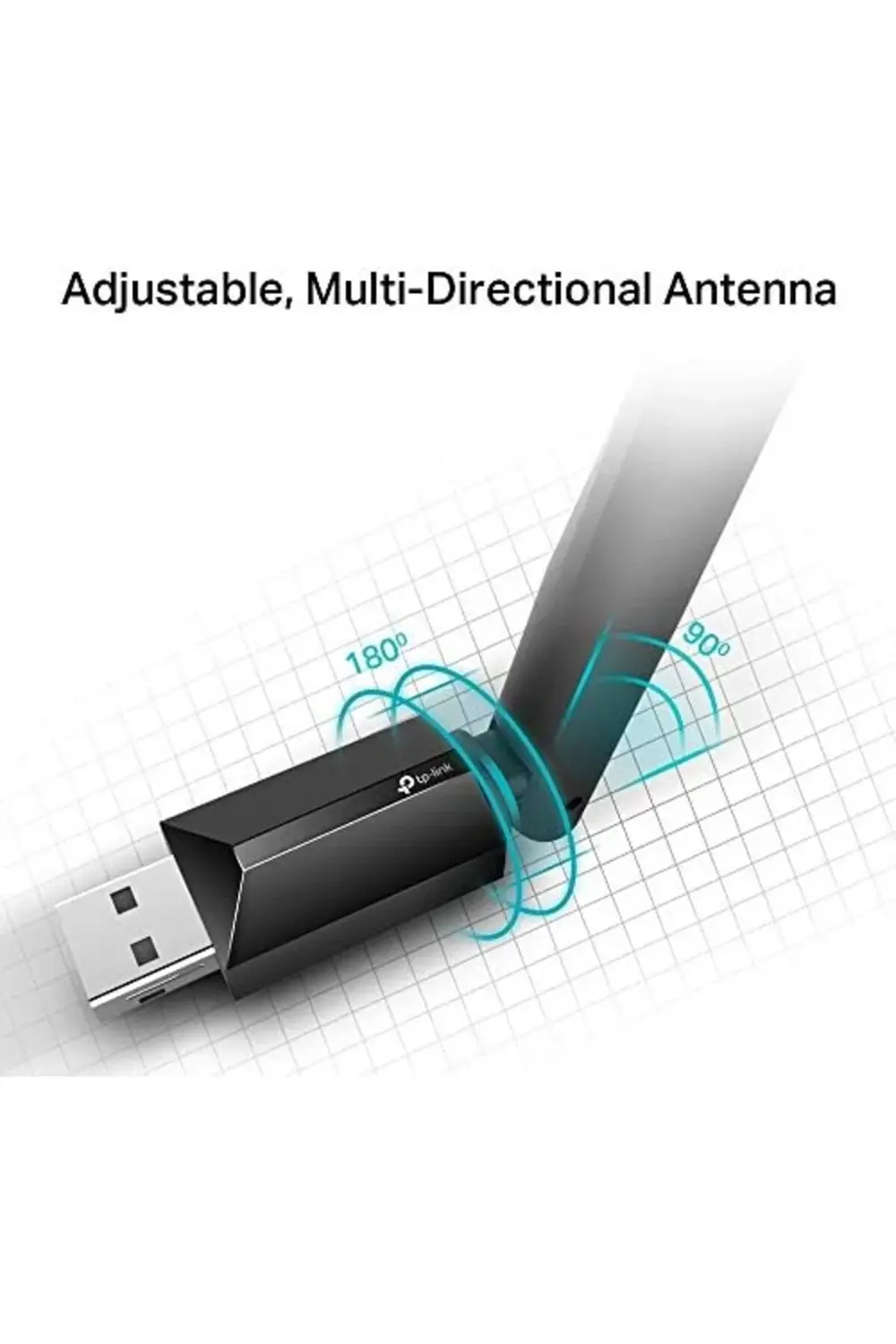 Archer T2U Plus, AC 600 Mbps Antenli Wireless USB Adaptör 1032927
