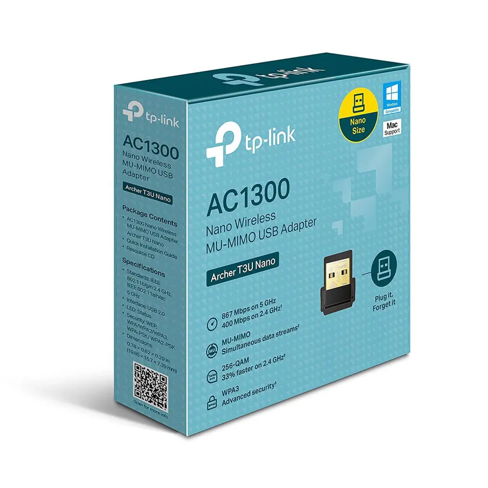 Archer T3U Nano Dualband USB Adaptör