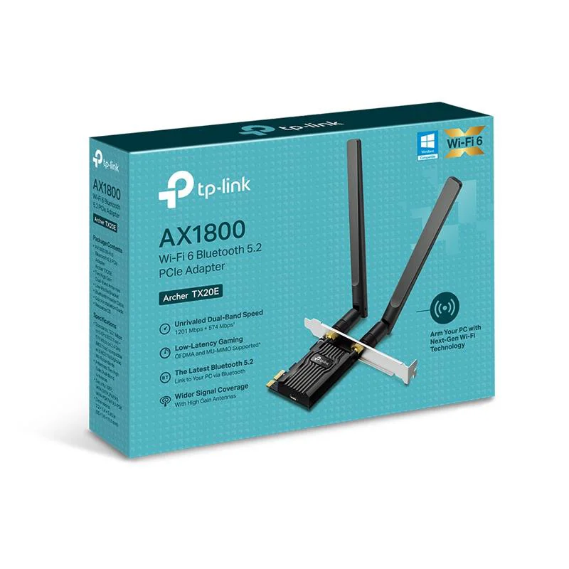 Archer TX20E Wi-Fi 6 PCIe Adaptör – AX1800 Bluetooth 5.2 Fiyatı, Yorumları ve Özellikleri