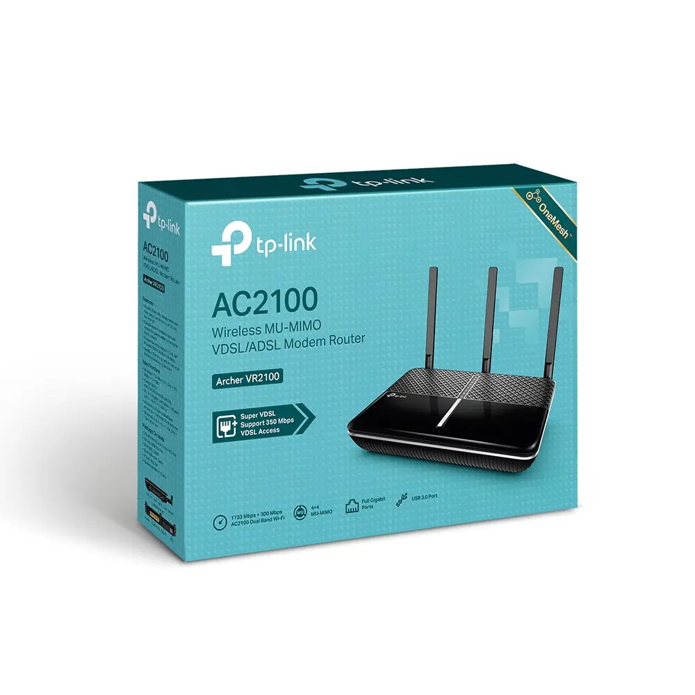 ARCHER VR2100 4PORT VDSL/ADSL 2100Mbps MODEM ROUTER