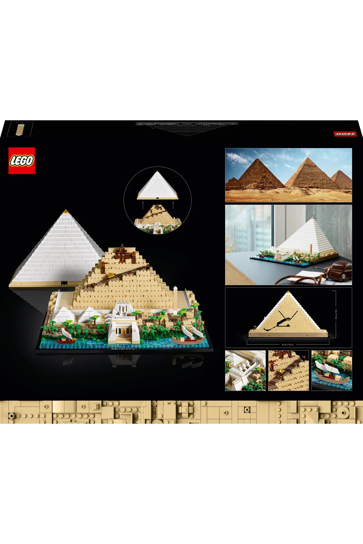 Lego ® Architecture Mimari Simgeler Koleksiyonu: Keopspiramidi 21058 -