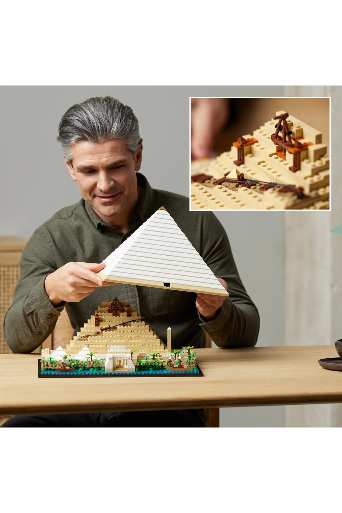 Lego ® Architecture Mimari Simgeler Koleksiyonu: Keopspiramidi 21058 -