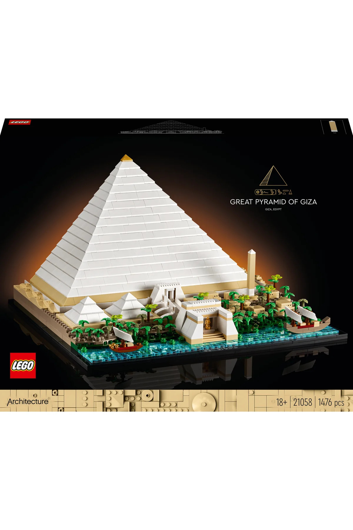 Lego ® Architecture Mimari Simgeler Koleksiyonu: Keopspiramidi 21058 -