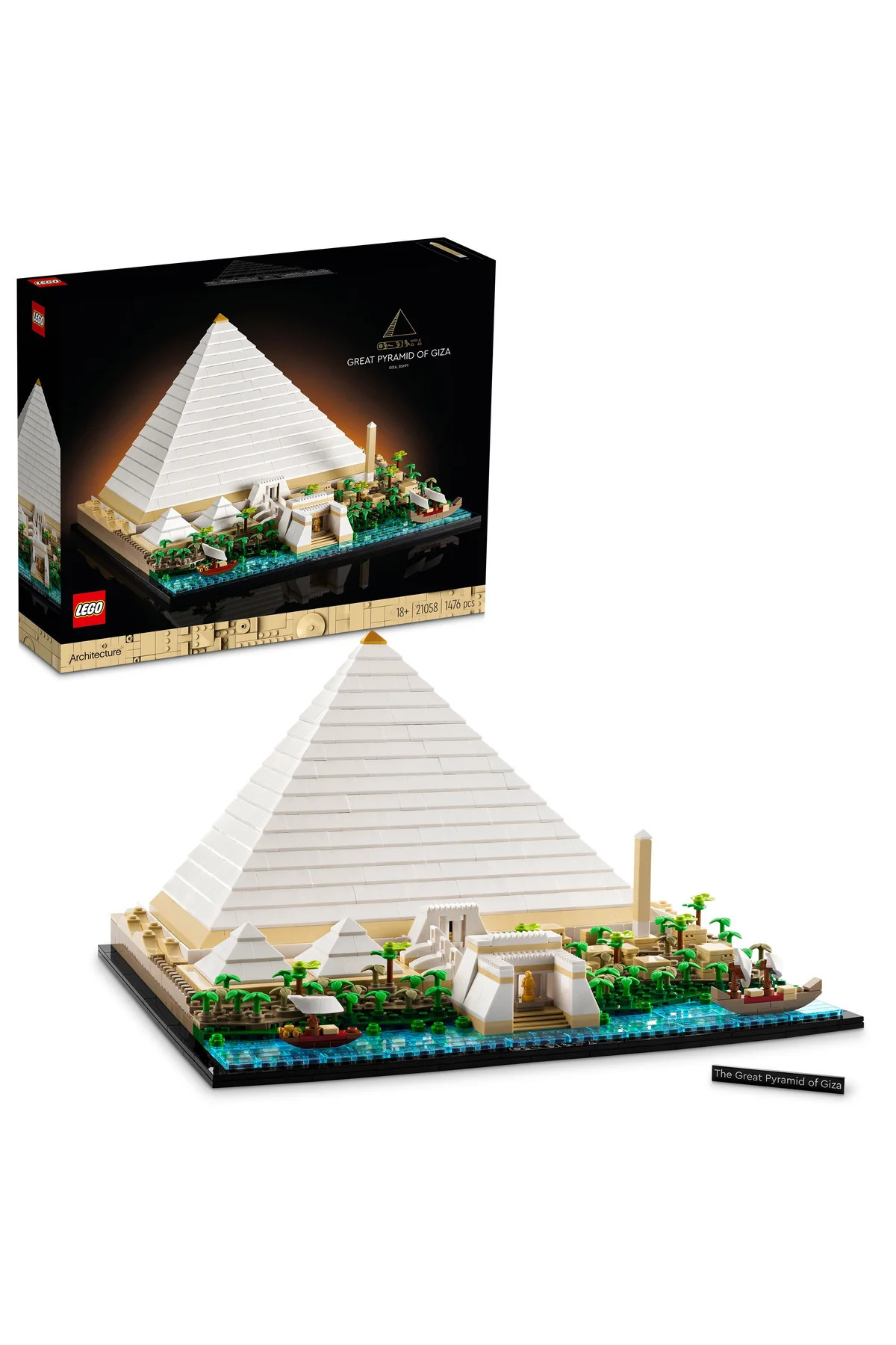 Lego ® Architecture Mimari Simgeler Koleksiyonu: Keopspiramidi 21058 -