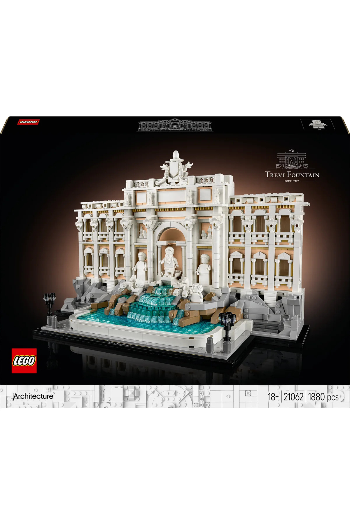 Lego ® Architecture Trevi Çeşmesi 21062 - Yetişkinler İçin Koleksiyonl