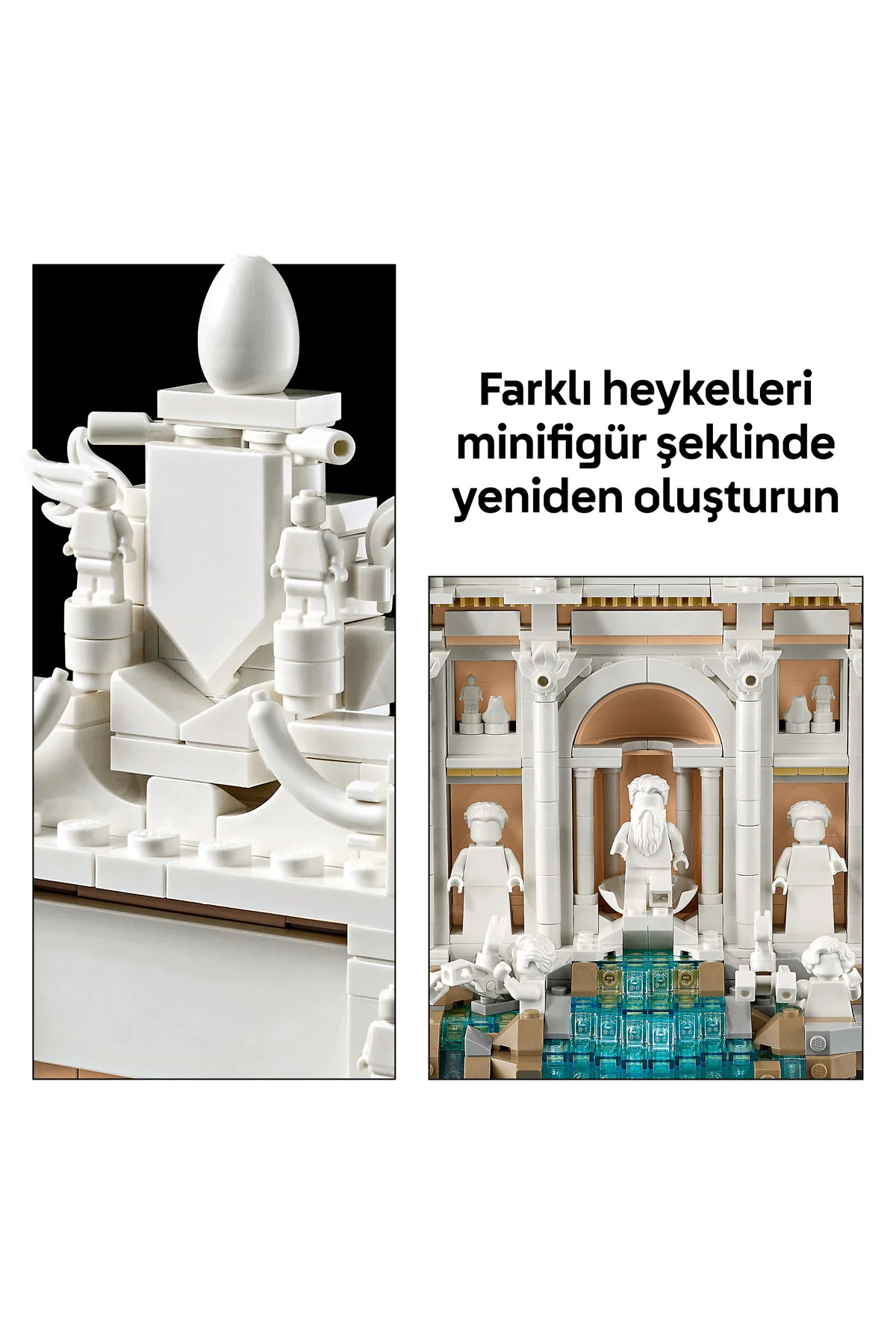 Lego ® Architecture Trevi Çeşmesi 21062 - Yetişkinler İçin Koleksiyonl