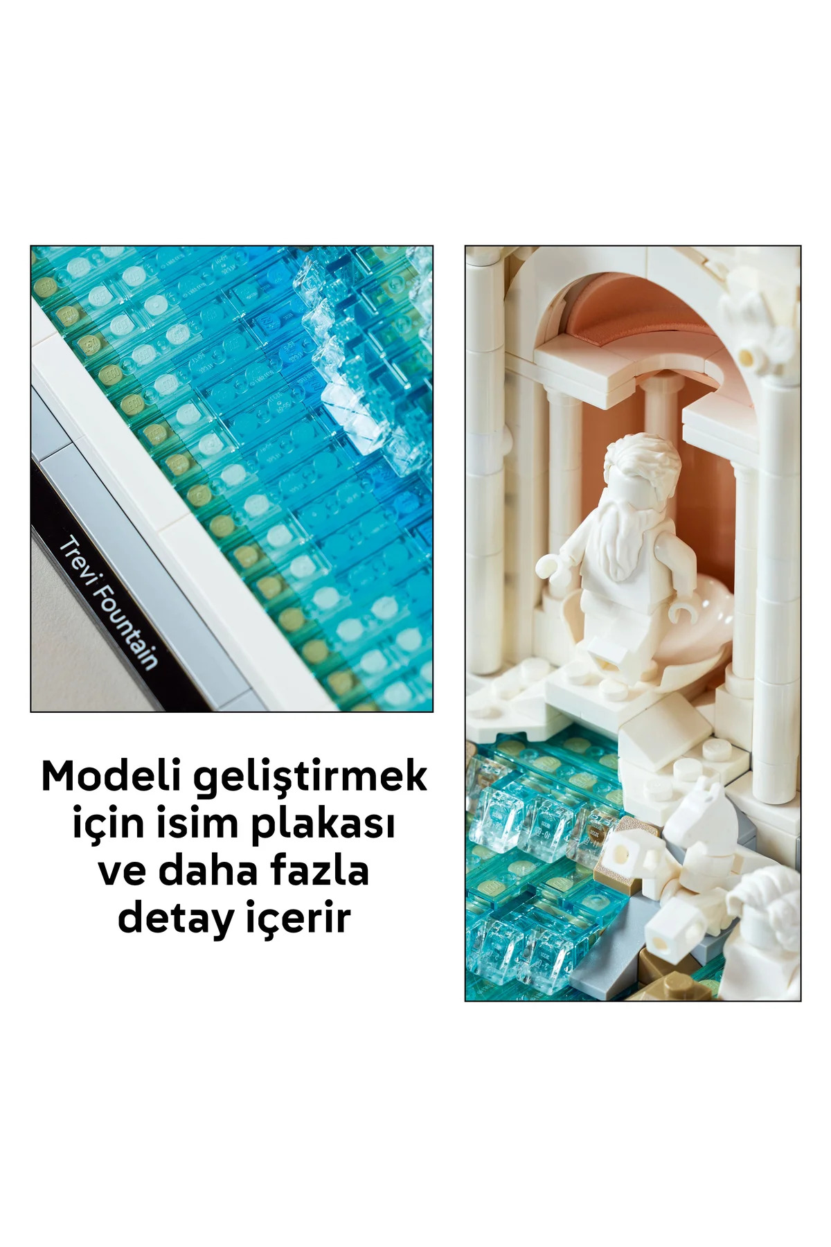 Lego ® Architecture Trevi Çeşmesi 21062 - Yetişkinler İçin Koleksiyonl