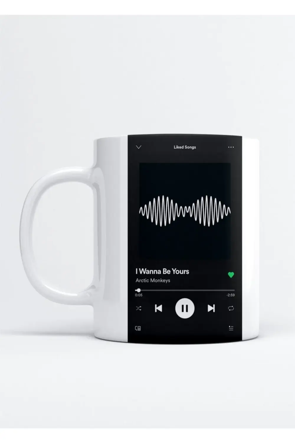 Arctic Monkeys I Wanna Be Yours Spotify Baskılı Porselen Kupa Bar