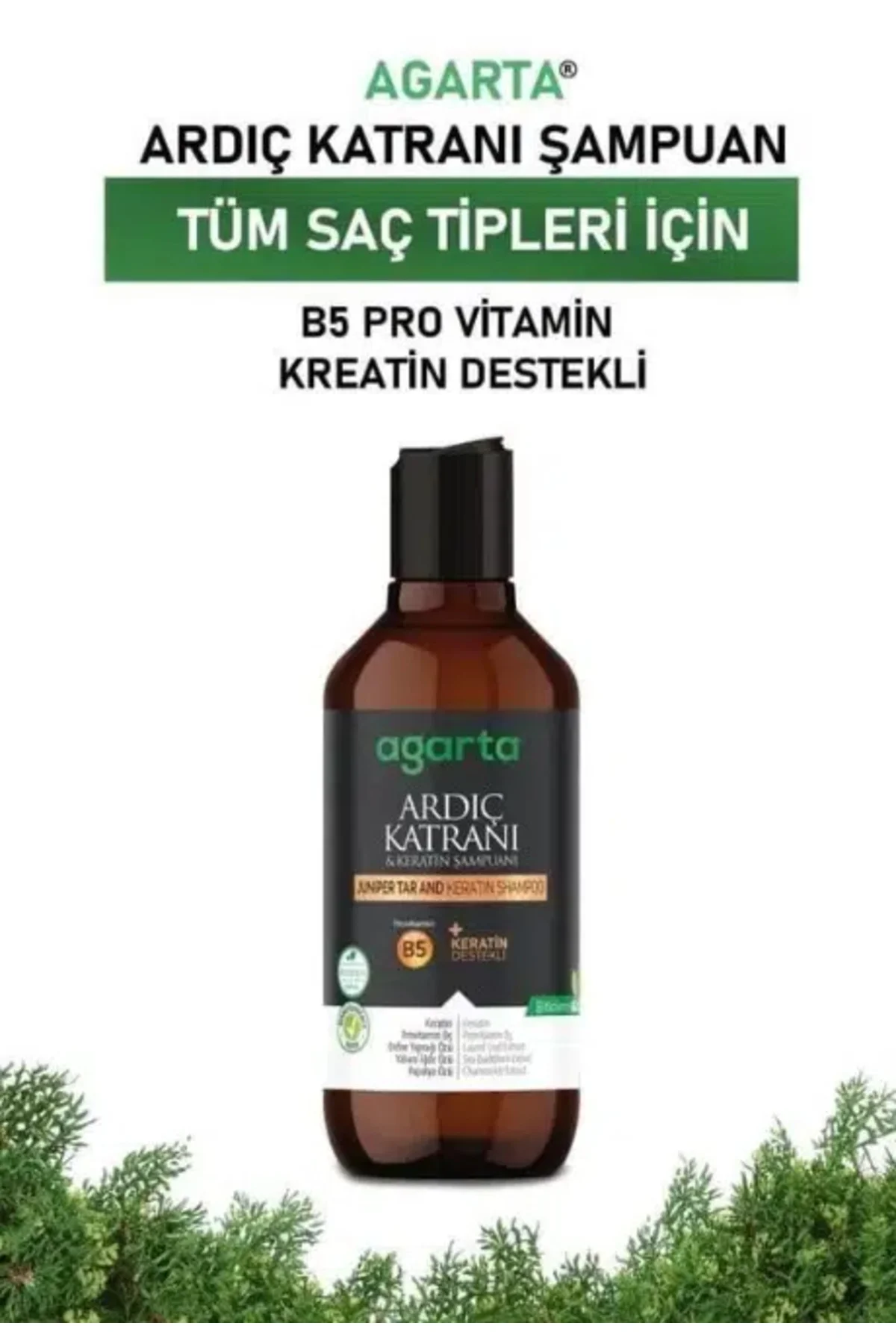 Ardıç Katranı & Keratin Şampuanı 400ml