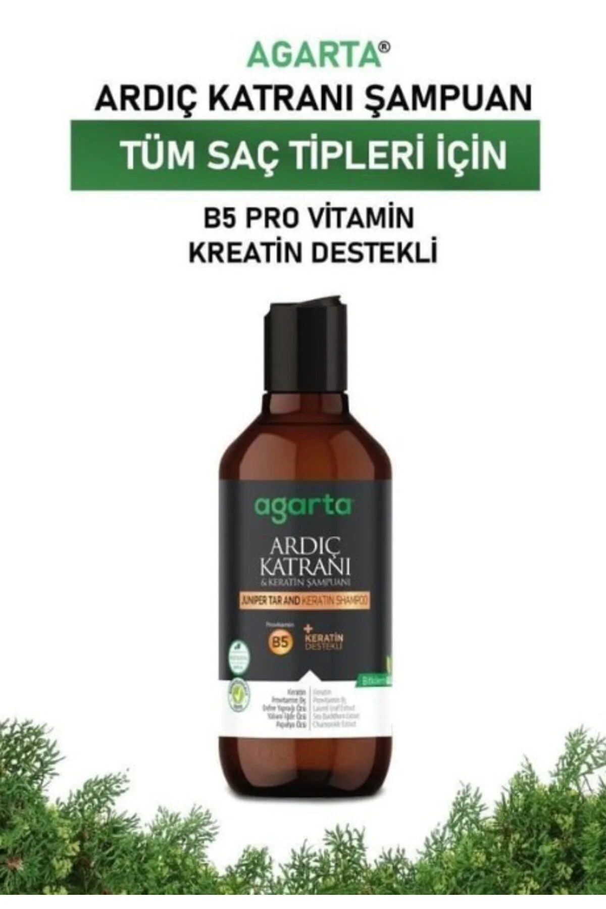 Ardıç Katranı & Keratin Şampuanı 400ml