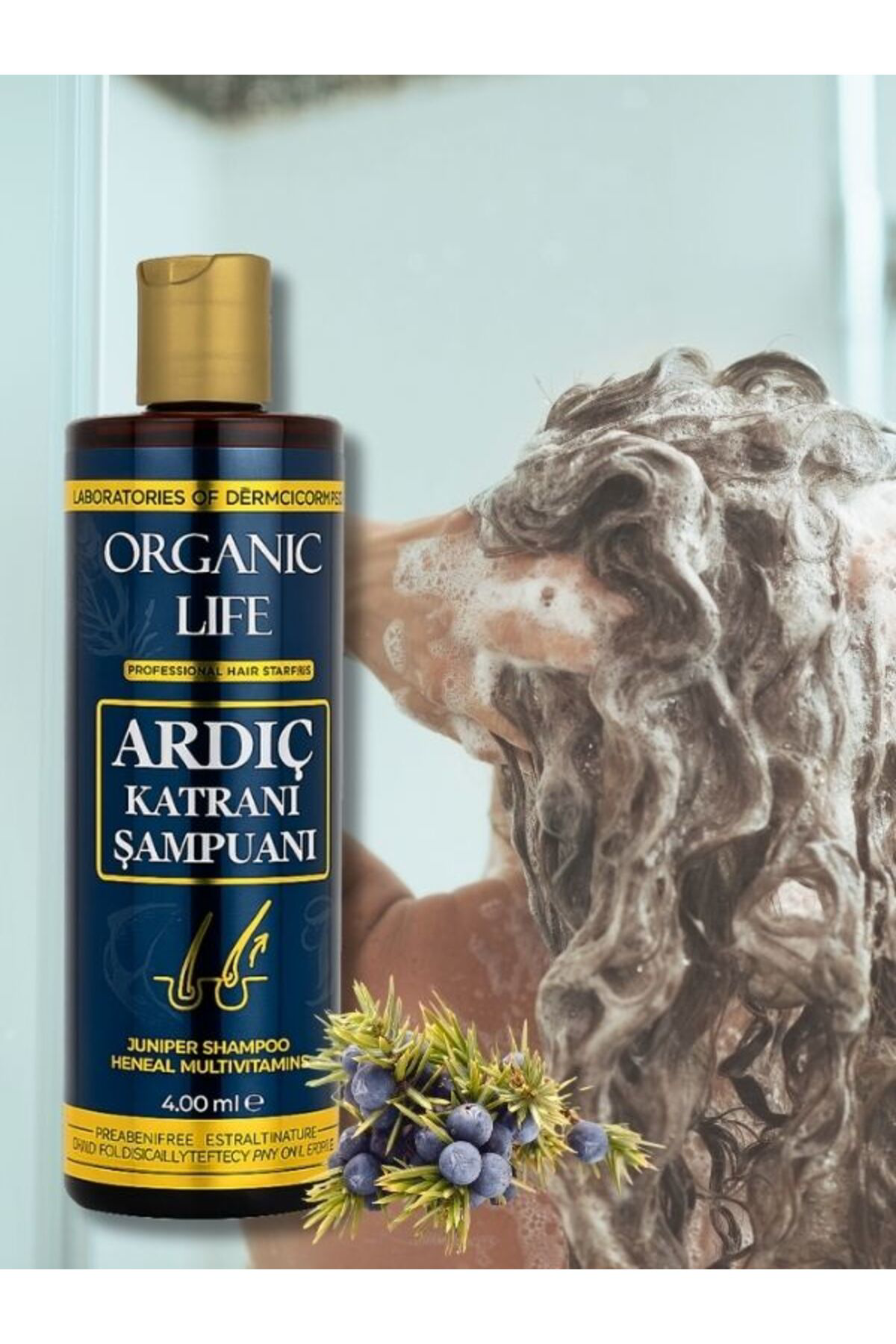 Ardıç Katranı Şampuanı 400 ML -JUNIPER TAR SHAMPOO