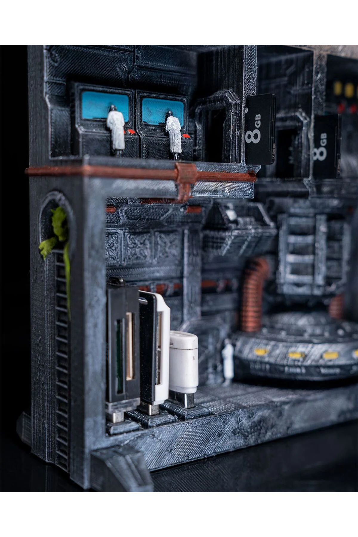 Area 51 Uzaylı Üssü Diorama 51. Bölge 27 CM GENİŞLİK