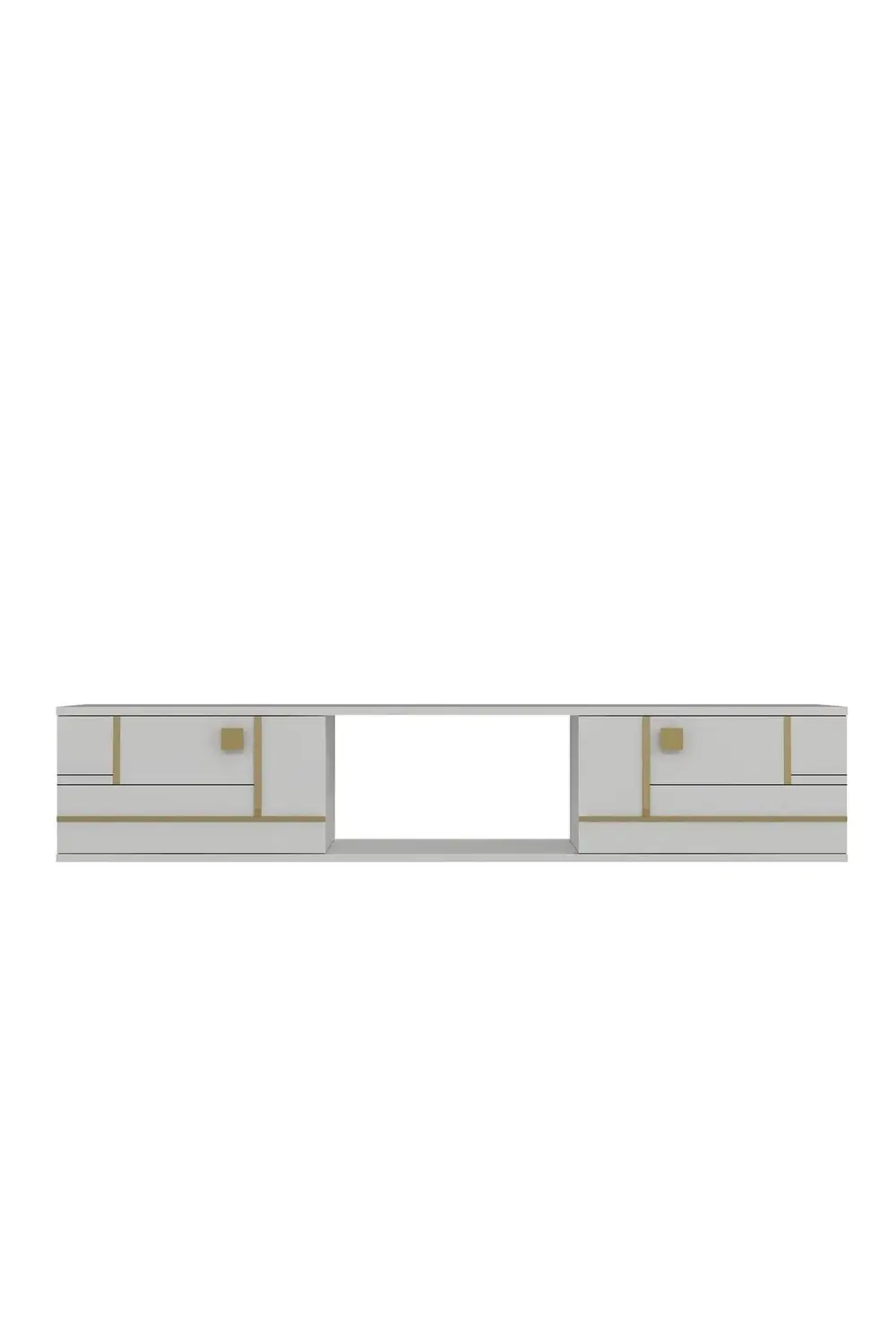 AREDAMCT DUVARA MONTAJ TV SEHPASI BEYAZ-ALTIN