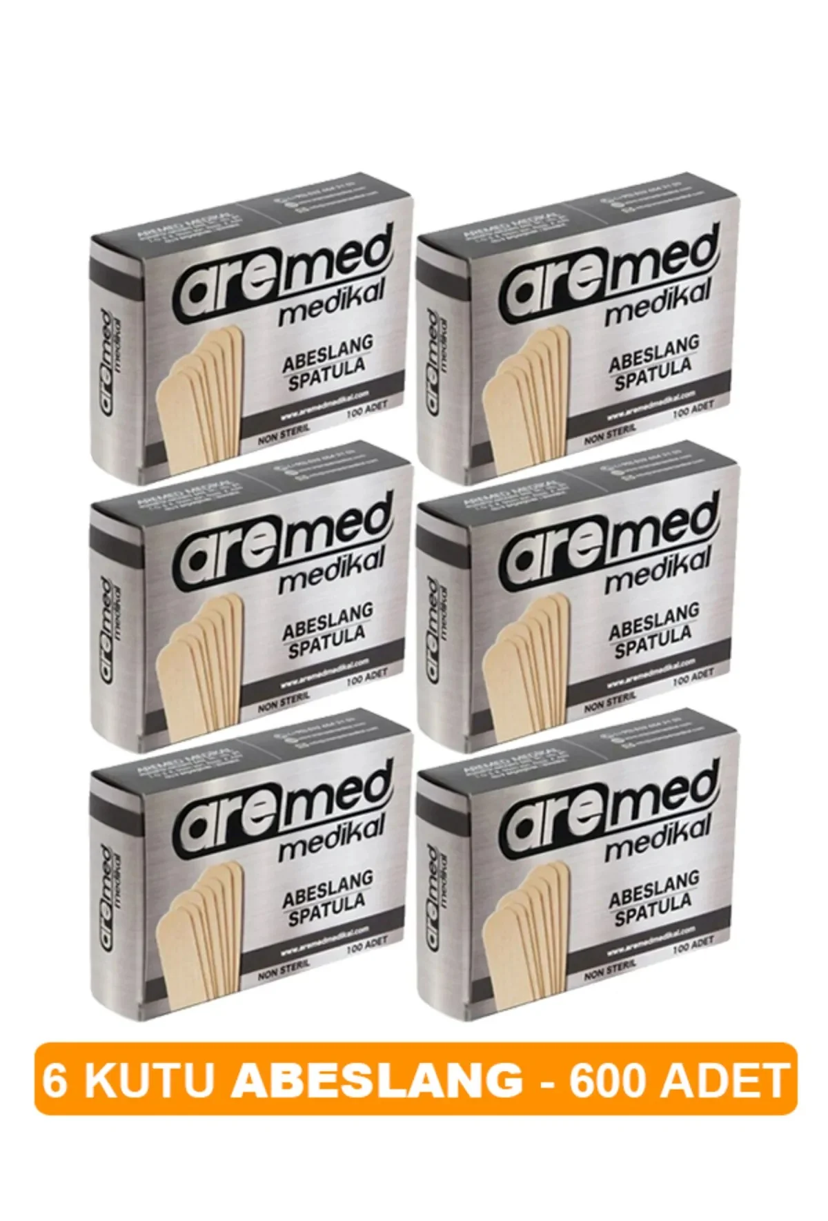 Aremed Abeslang / Spatula 100 lü 6 Paket Aremed Abeslang / Spatula 100 lü 6 Paket
