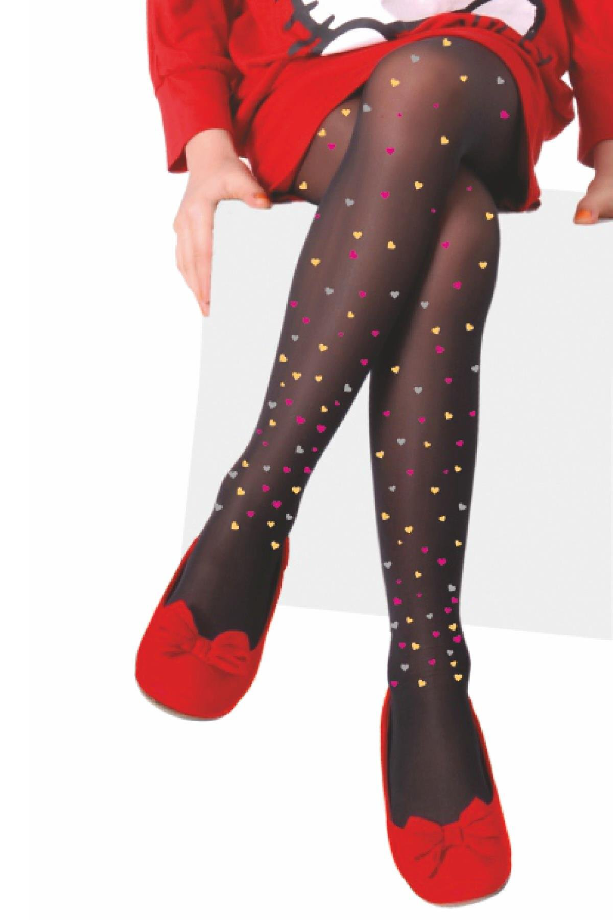 Ares Çocuk Külotlu Çorap Siyah