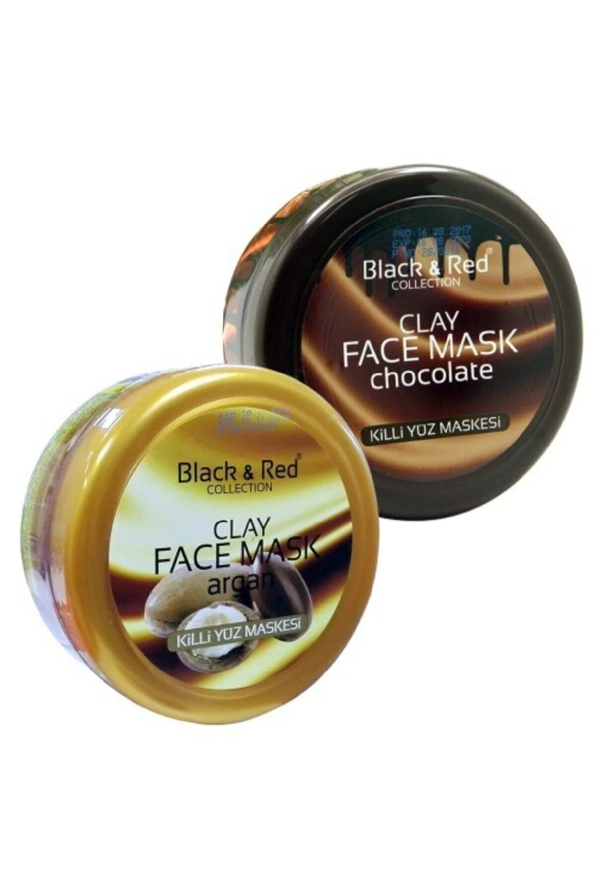 Argan Kil Yüz Maskesi 400 ml + Çikolatalı Kil Maskesi 400 ml