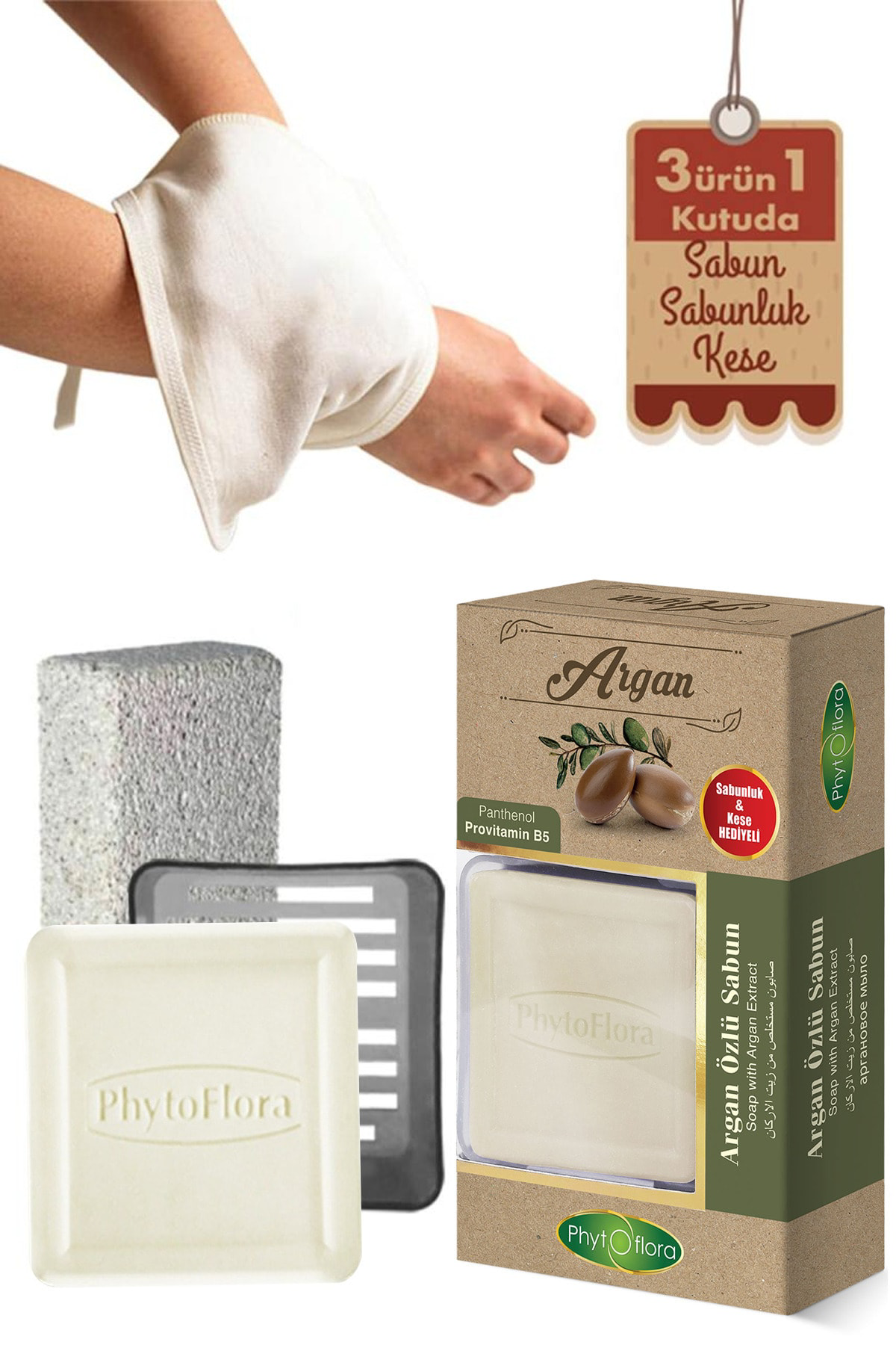 Argan Sabunu Ve Banyo Kesesi, Katı Sabunluk