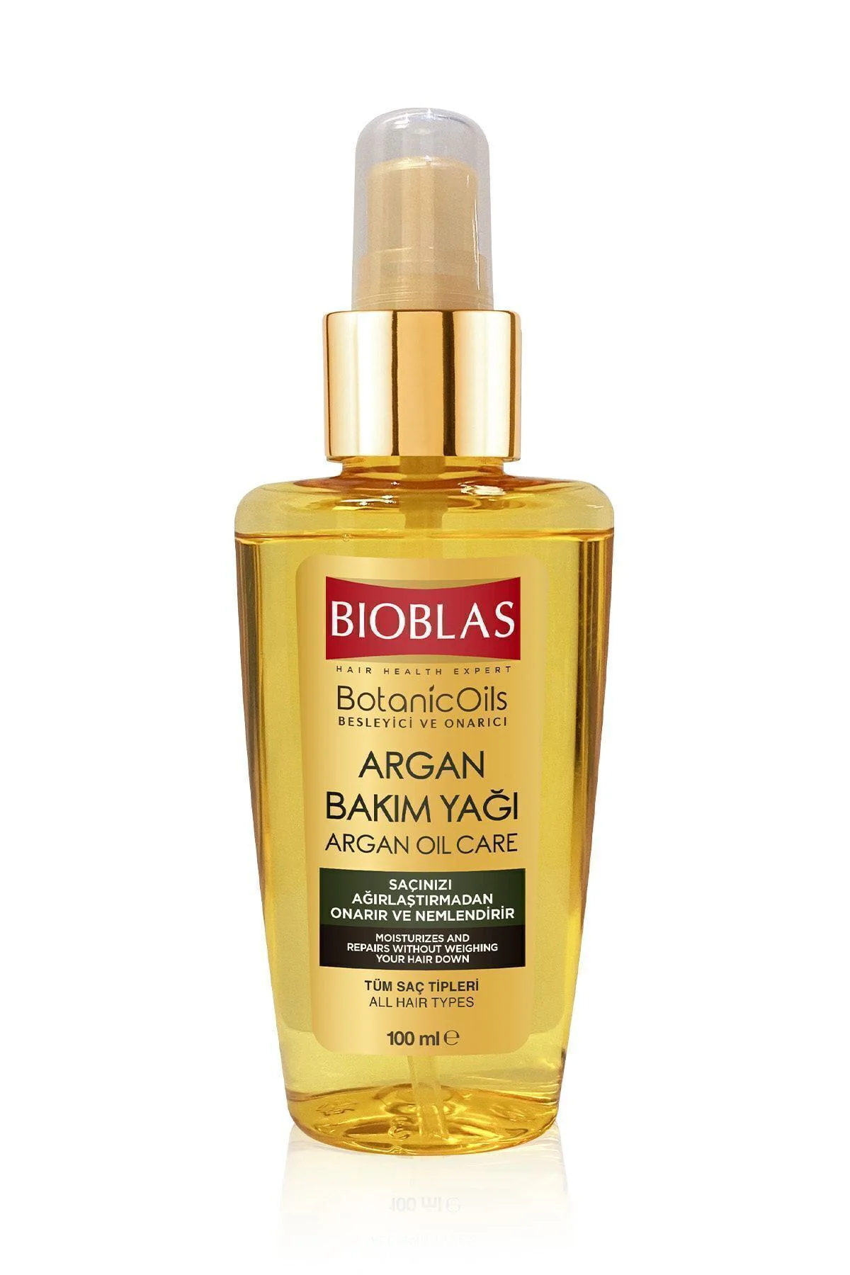 Argan Saç Bakım Yağı – Besleyici Onarım & İpeksi Yumuşaklık 100 ml