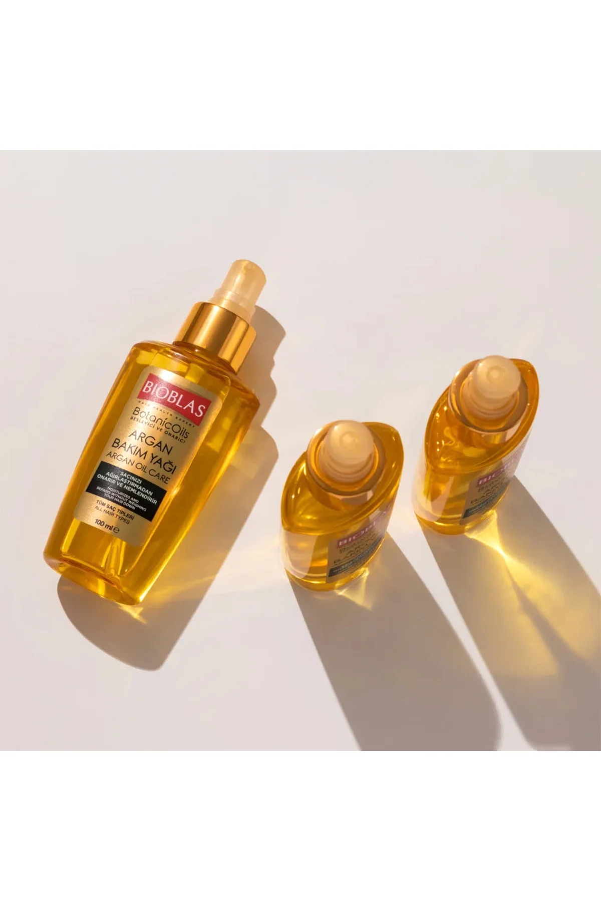 Argan Saç Bakım Yağı – Besleyici Onarım & İpeksi Yumuşaklık 100 ml