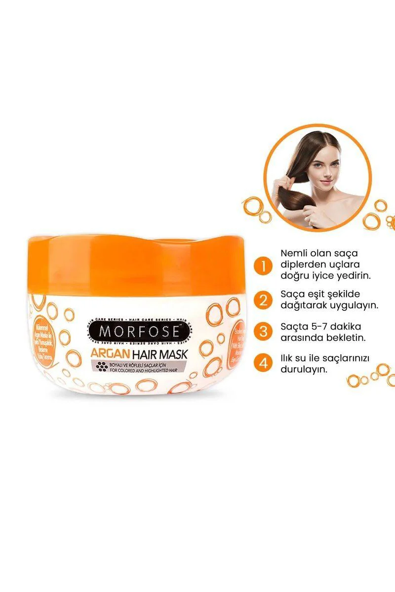 Argan Saç Maskesi 500 ML - Boyalı ve Röfleli Saçlar İçin Besleyici Bakım Fiyatı, Yorumları ve Özellikleri
