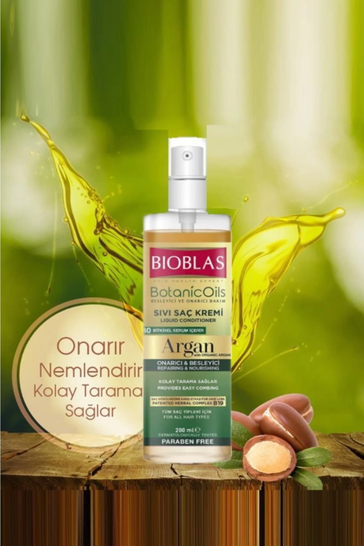 Argan Sıvı Saç Kremi 200 Ml &argan Saç Bakım Kremi 250 Ml