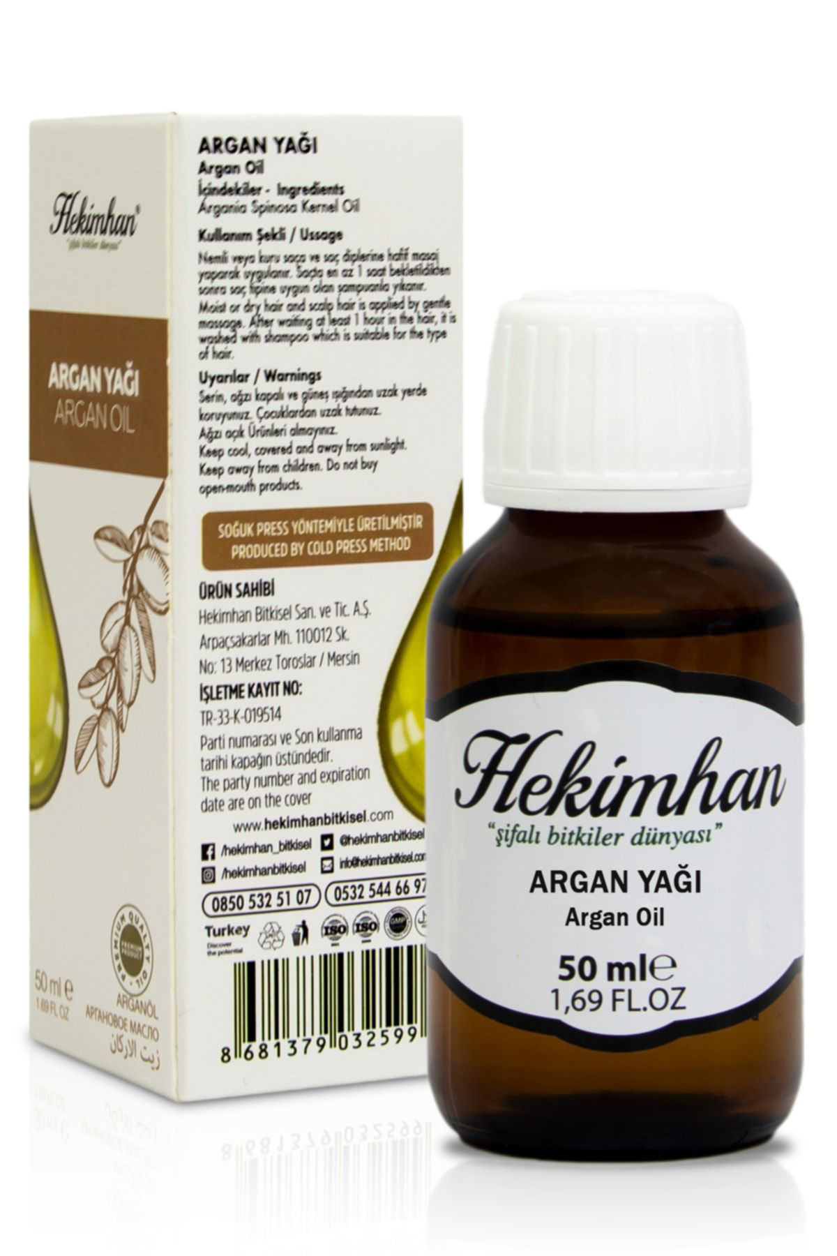 Hekimhan Argan Yağı Besleyici Bakım 50 Ml