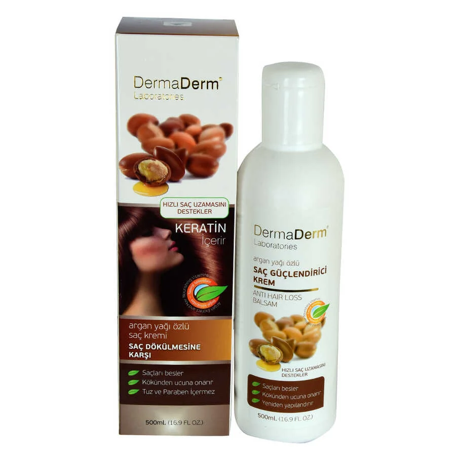 Argan Yağı Özlü  i Keratinli (Tuz ve Paraben İçermez) 500 ML