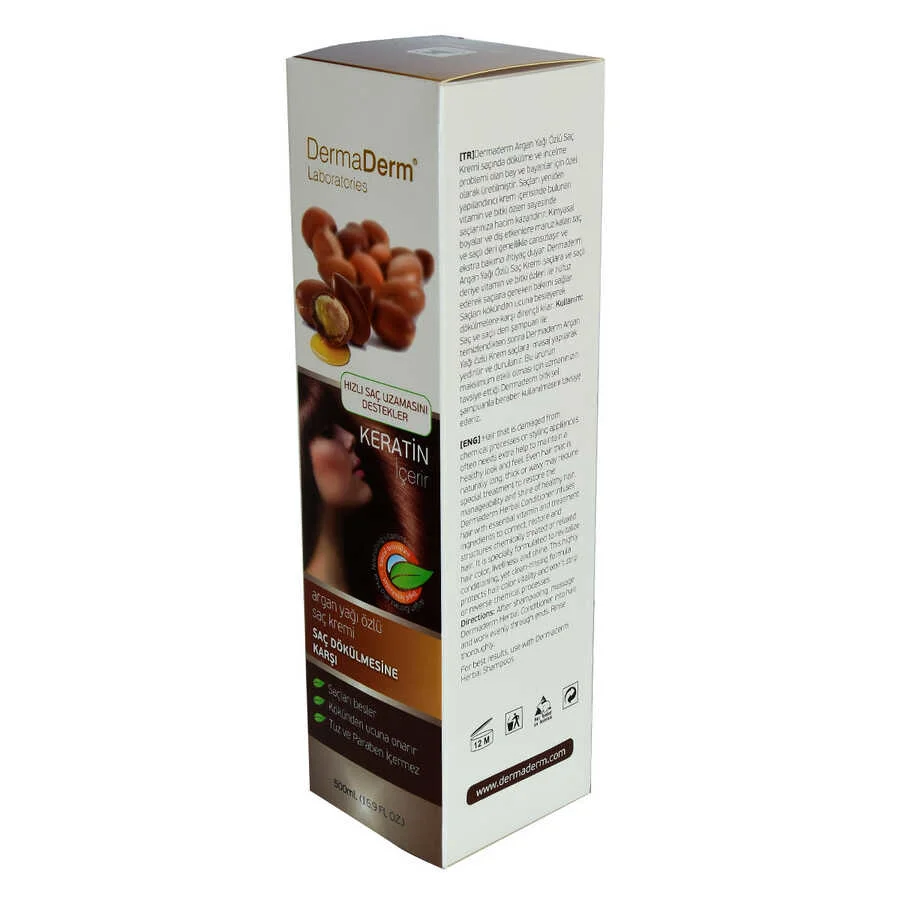 Argan Yağı Özlü  i Keratinli (Tuz ve Paraben İçermez) 500 ML