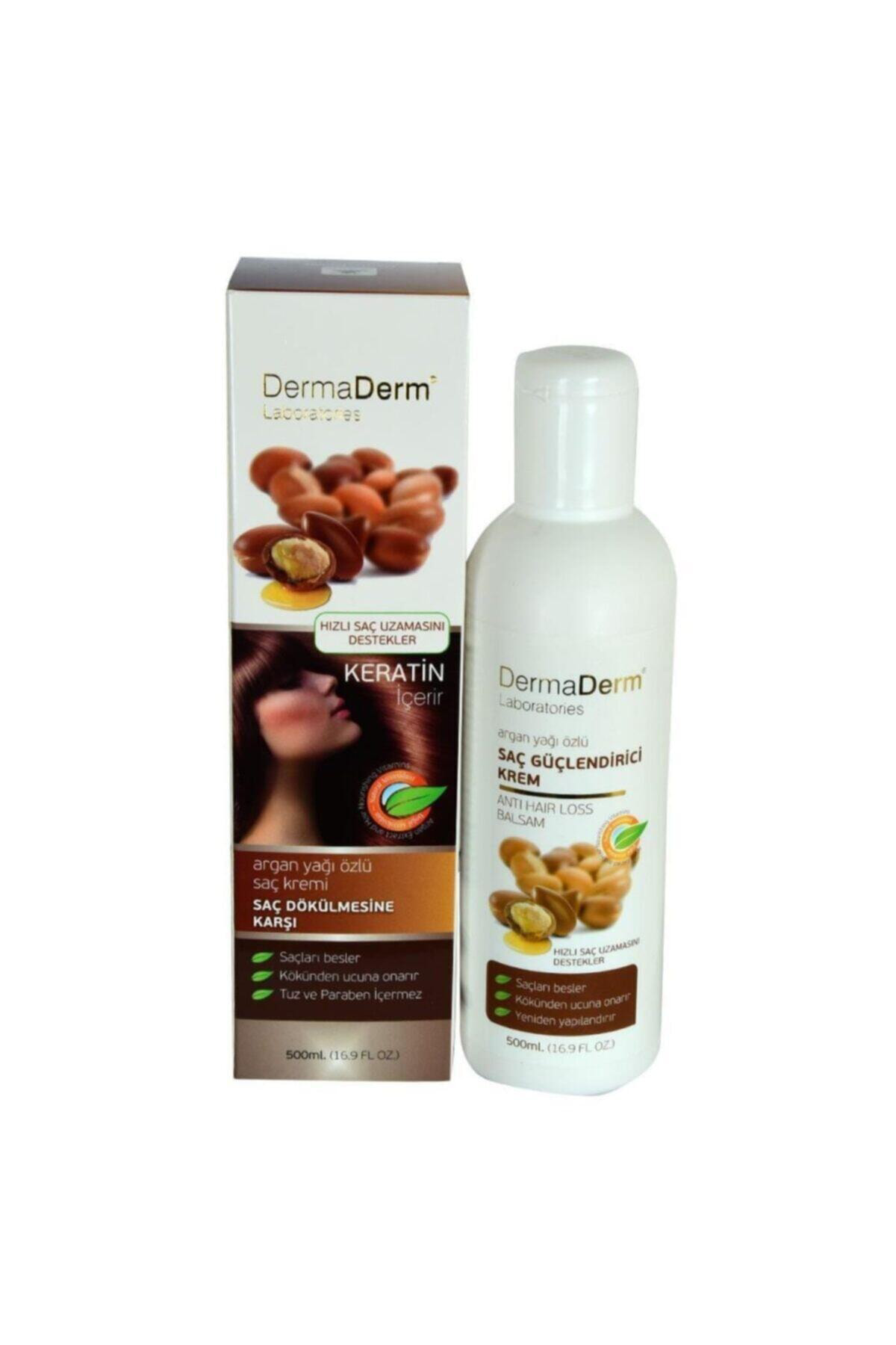 Argan Yağı Özlü Saç Kremi Keratinli Parabensiz 500ML